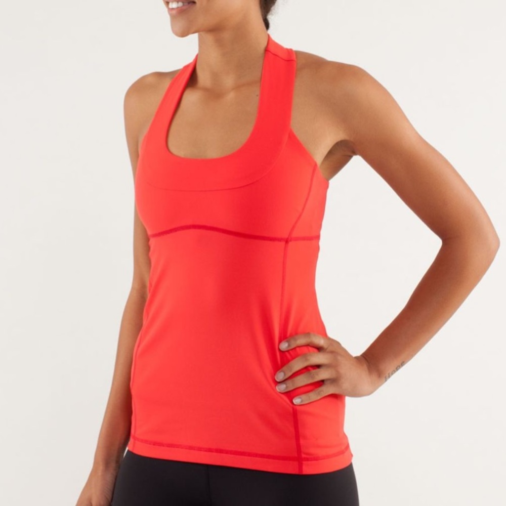 Lululemon Scoop Neck Tank Love Red | Size 8